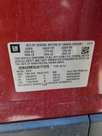 2018 CHEVROLET EQUINOX PREMIER 2GNAXMEV5J6171676