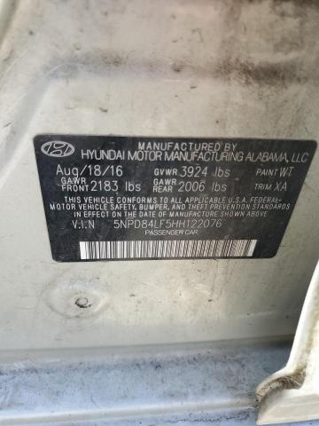 2017 HYUNDAI ELANTRA SE 5NPD84LF5HH122076