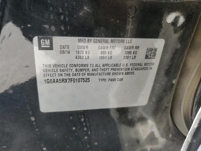 2015 CADILLAC ATS - 1G6AA5RX7F0107525