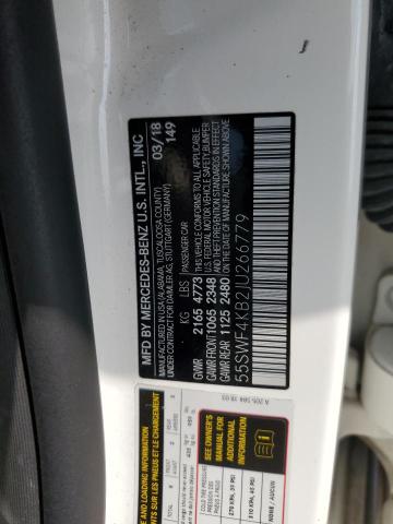 2018 MERCEDES-BENZ C 300 4MAT 55SWF4KB2JU266779