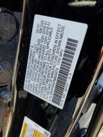 2022 HONDA PILOT SE 5FNYF5H27NB004074