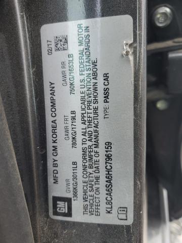 2017 CHEVROLET SPARK LS KL8CA6SA6HC796159