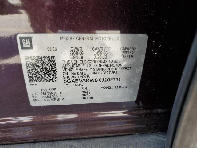 2019 BUICK ENCLAVE ES 5GAEVAKW8KJ102711