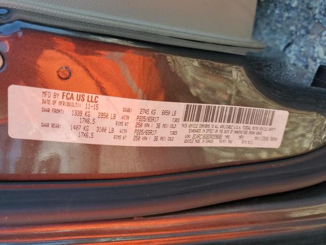 2016 CHRYSLER TOWN & COU 2C4RC1BG8GR229685
