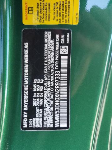 2022 MINI COOPER S WMW53DH0XN2R97333