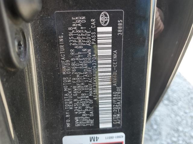 2010 TOYOTA CAMRY BASE - 4T1BF3EK6AU043704