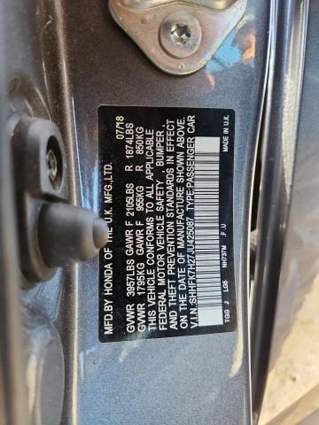 2018 HONDA CIVIC LX SHHFK7H27JU425087