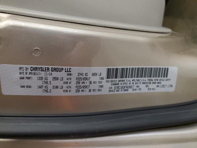 2015 CHRYSLER TOWN & COU 2C4RC1BG9FR636817