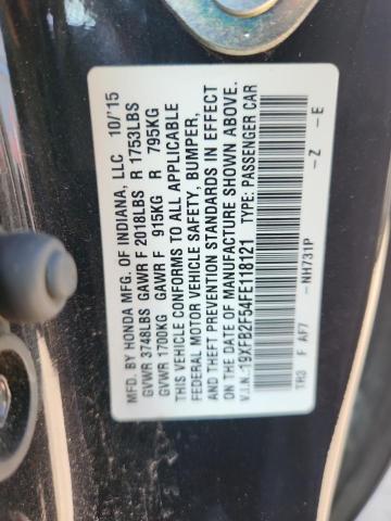 2015 HONDA CIVIC LX 19XFB2F54FE118121