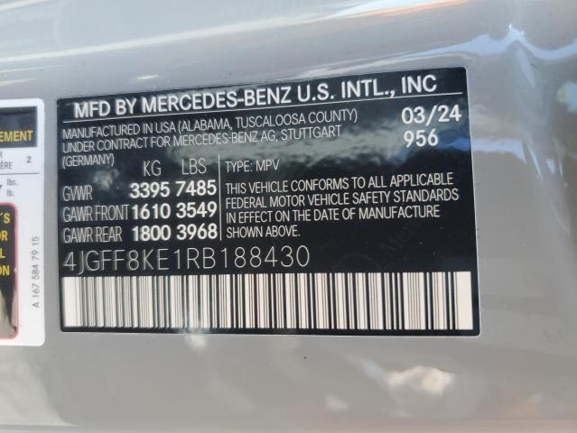 2024 MERCEDES-BENZ GLS 63 AMG 4JGFF8KE1RB188430