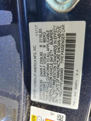 2018 HONDA ACCORD TOURING 1HGCV1F91JA050493