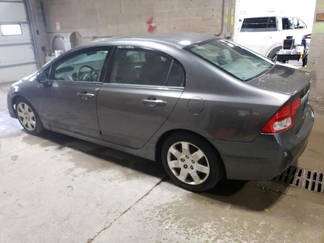HONDA CIVIC LX 2010 charcoal sedan 4d gas 2HGFA1F50AH331692 photo #3