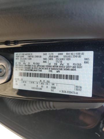 2021 FORD ESCAPE SE - 1FMCU9G65MUA91745