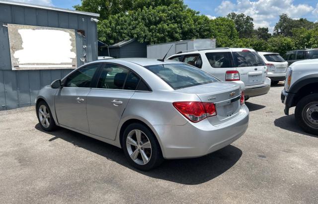 CHEVROLET CRUZE LT 2013 silver sedan 4d gas 1G1PE5SB7D7137230 photo #4