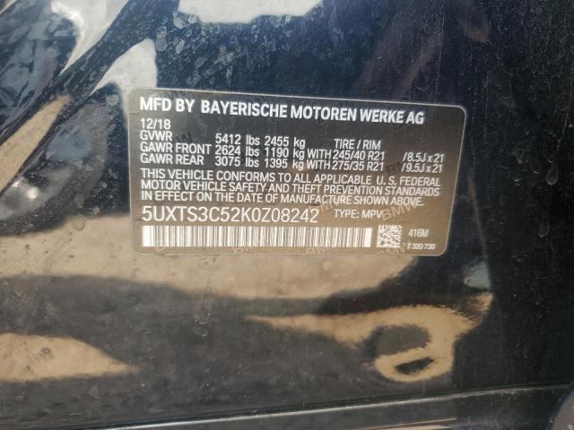 2019 BMW X3 XDRIVEM 5UXTS3C52K0Z08242