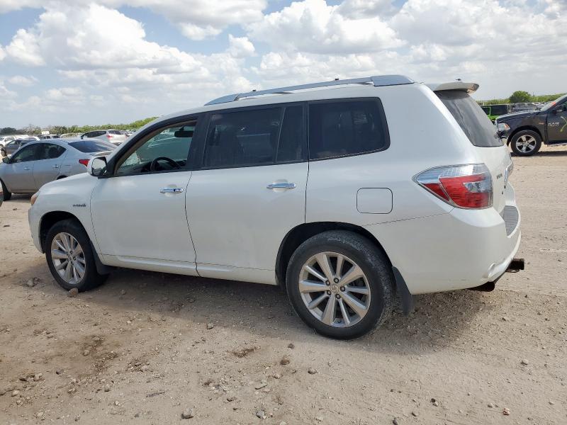 TOYOTA HIGHLANDER 2008 white 4dr spor hybrid engine JTEEW41A082006816 photo #3