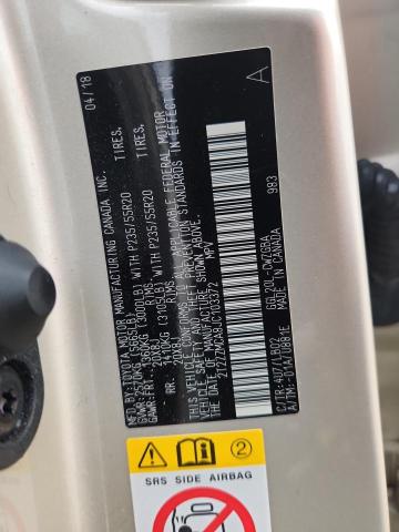 2018 LEXUS RX 350 BAS 2T2ZZMCA8JC103372