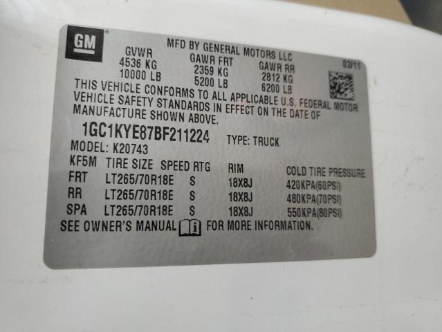 2011 CHEVROLET SILVERADO #3215895793