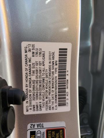2013 HONDA CR-V EXL - 2HKRM3H74DH524274