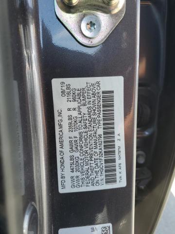 2019 HONDA ACCORD SPO 1HGCV1F32KA162796