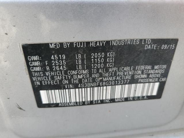 2016 SUBARU LEGACY 2.5 4S3BNBF68G3013377