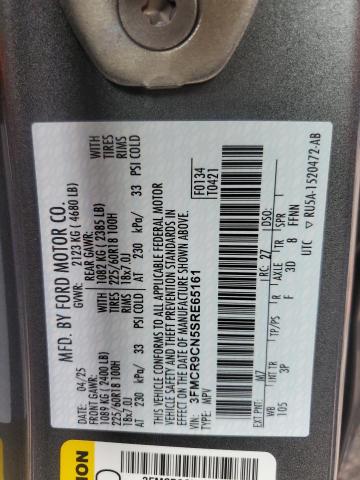 2025 FORD BRONCO SPO - 3FMCR9CN5SRE65161