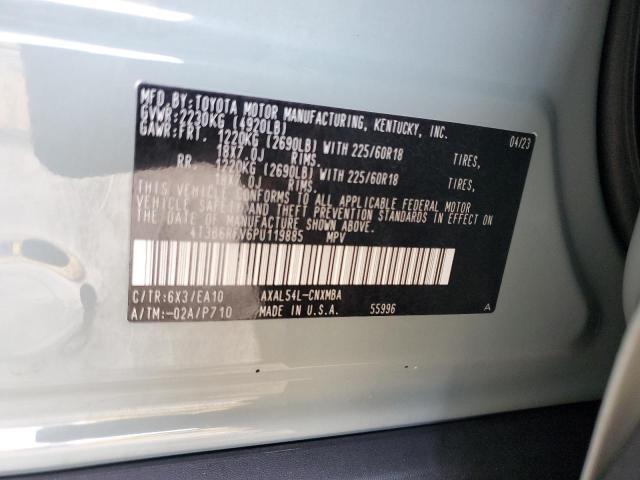 2023 TOYOTA RAV4 XLE P 4T3B6RFV6PU119885