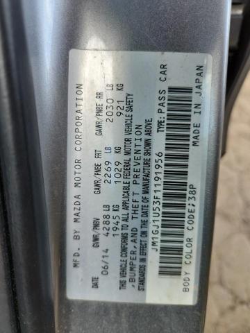 2015 MAZDA 6 SPORT JM1GJ1U53F1191956