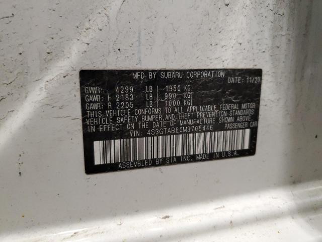 2021 SUBARU IMPREZA 4S3GTAB60M3705446