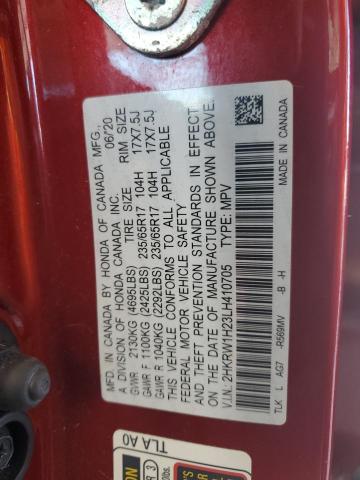 2020 HONDA CR-V LX 2HKRW1H23LH410705