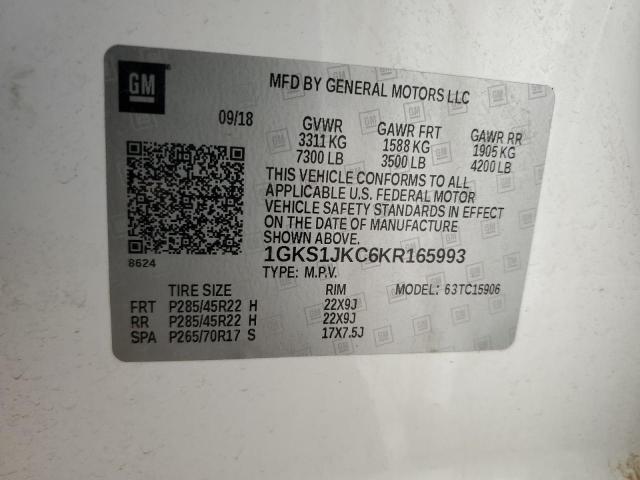 2019 GMC YUKON XL C 1GKS1JKC6KR165993