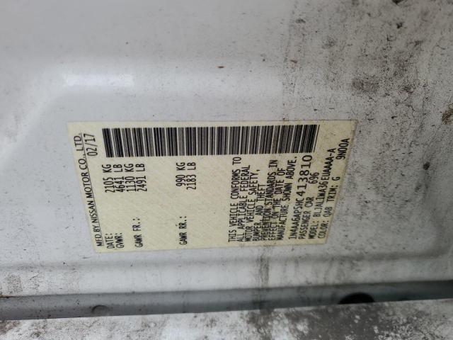 2017 NISSAN MAXIMA 3.5S 1N4AA6AP5HC413810