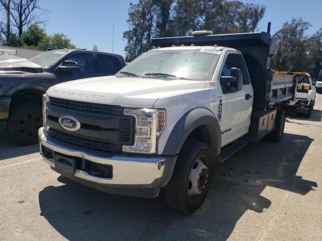 FORD F550 SUPER 2019 white  diesel 1FDUF5GT8KEC45868 photo #1