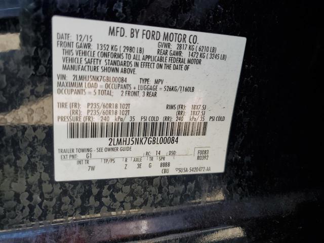 2016 LINCOLN MKT - 2LMHJ5NK7GBL00084