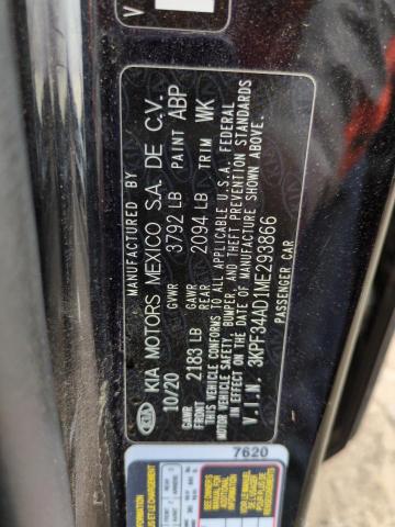 2021 KIA FORTE GT L - 3KPF34AD1ME293866