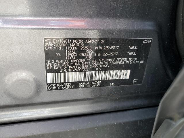 2019 TOYOTA RAV4 LE JTMG1RFV3KD022721