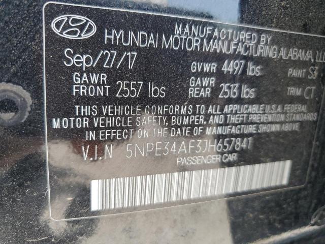 2018 HYUNDAI SONATA SPO - 5NPE34AF3JH657841