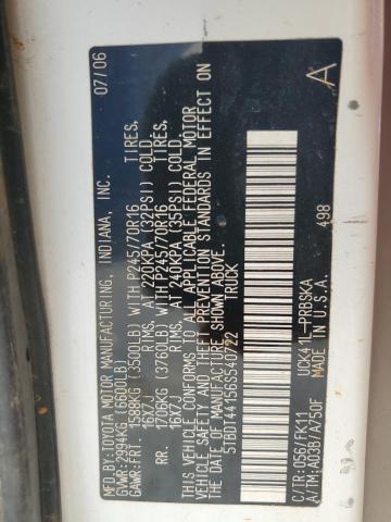 2006 TOYOTA TUNDRA DOU #3301648637