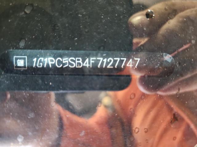 2015 CHEVROLET CRUZE LT 1G1PC5SB4F7127747