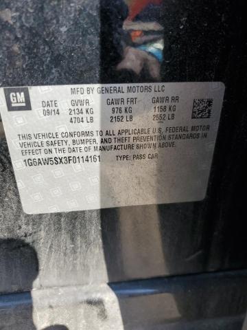 2015 CADILLAC CTS - 1G6AW5SX3F0114161
