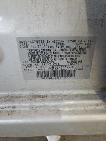 2022 NISSAN VERSA SV 3N1CN8EV3NL871683