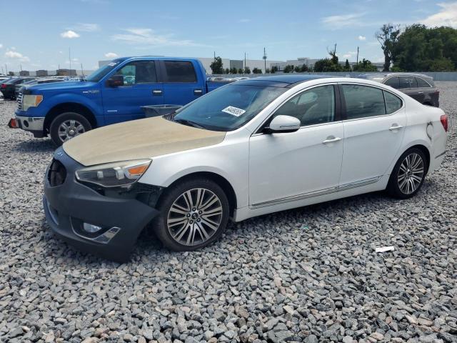 KIA CADENZA PR 2015 white sedan 4d gas KNALN4D71F5193748 photo #1
