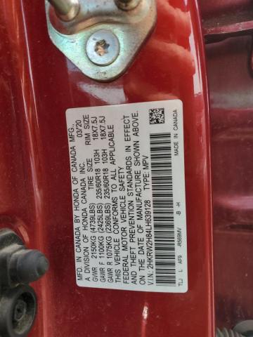 2020 HONDA CR-V EXL 2HKRW2H84LH639128