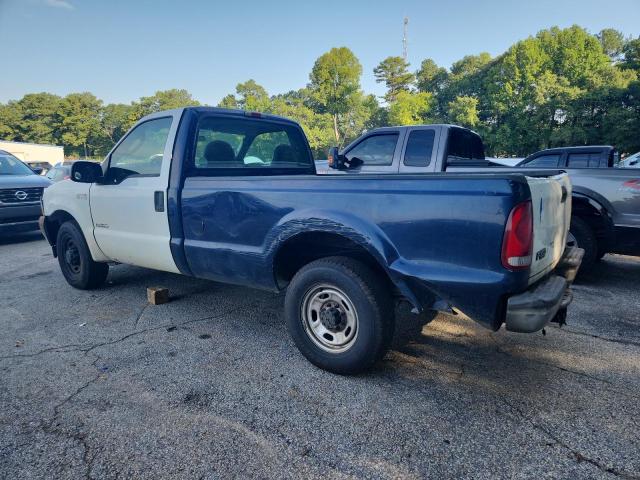 FORD F250 SUPER 2004 blue pickup gas 1FTNF20L54ED46760 photo #3