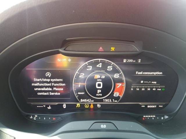 2017 AUDI S3 PREMIUM WAUB1GFF3H1020627