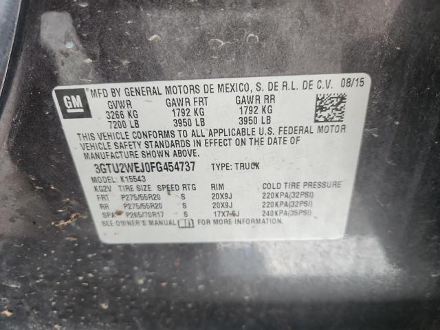 2015 GMC SIERRA K15 3GTU2WEJ0FG454737