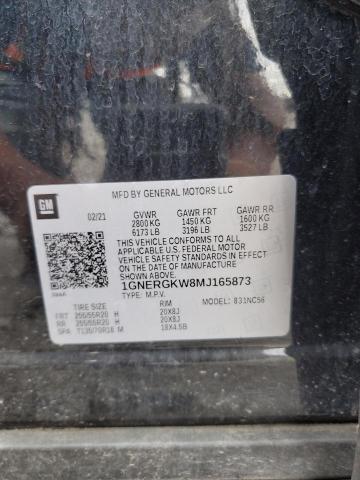 2021 CHEVROLET TRAVERSE L 1GNERGKW8MJ165873