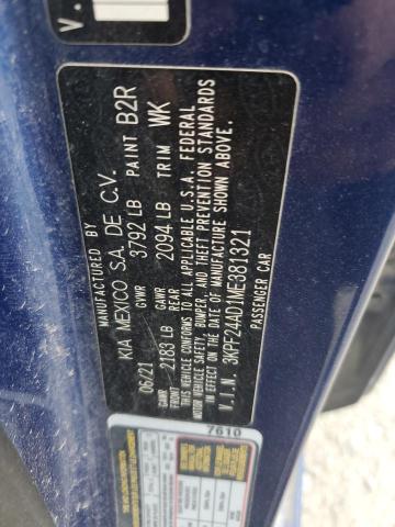 2021 KIA FORTE EX - 3KPF24AD1ME381321