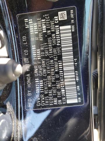 2018 HONDA CIVIC EX JHMFC1F47JX018987