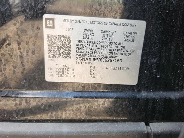 2018 CHEVROLET EQUINOX LT - 2GNAXJEV6J6267153